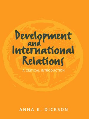 cover image of Development and International Relations